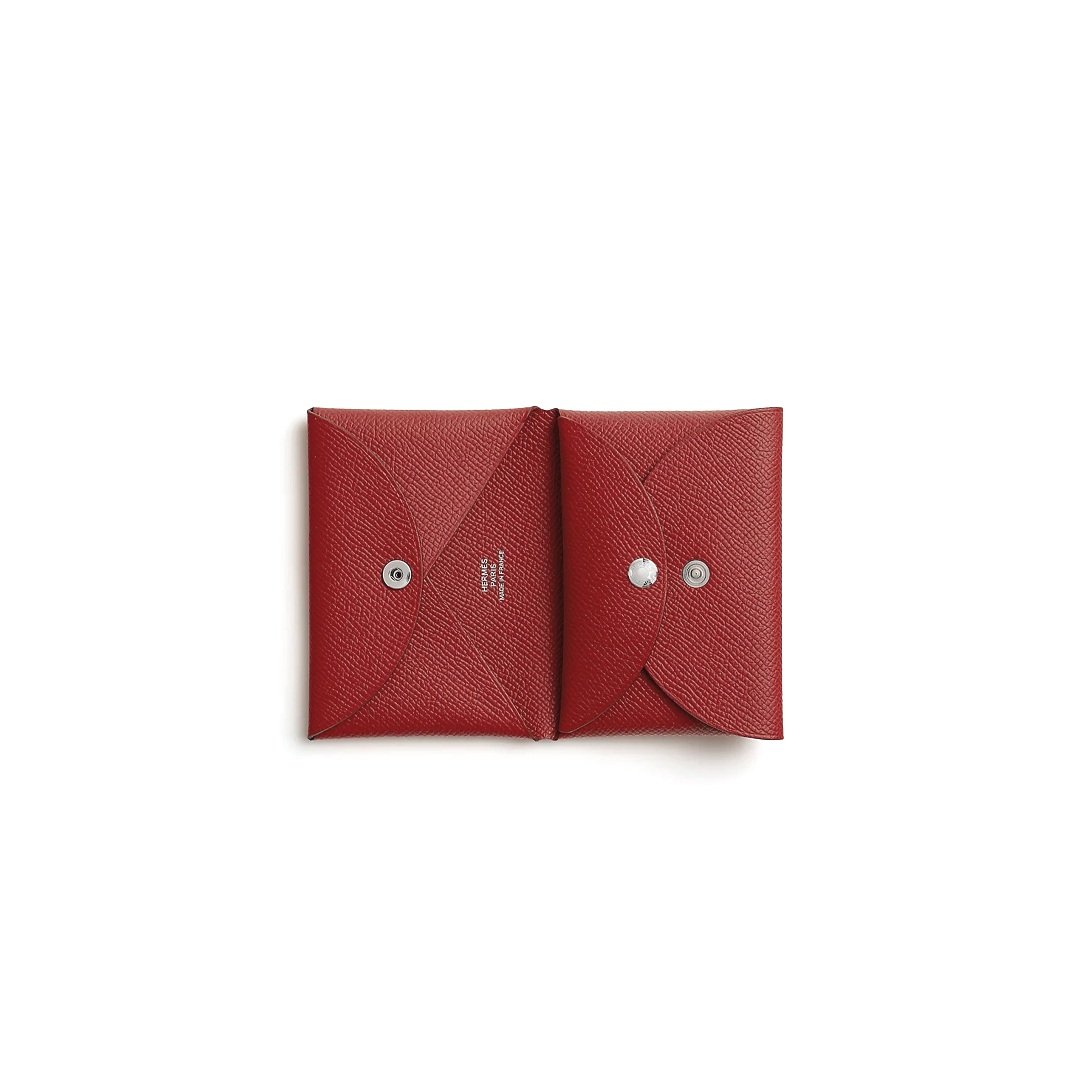 HERMES CALVI DUO COMPACT CARD HOLDER (10.5*7*1.3cm)